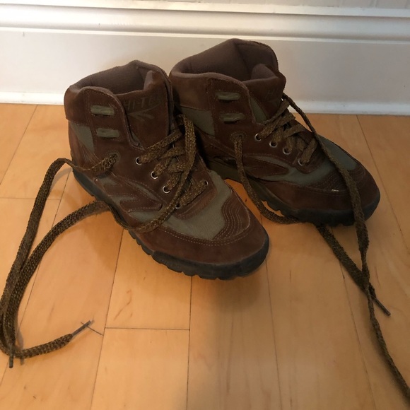 Hi-Tec Lady Mt. Diablo Brown Hiking Boots with Rubber Sole - Picture 1 of 8